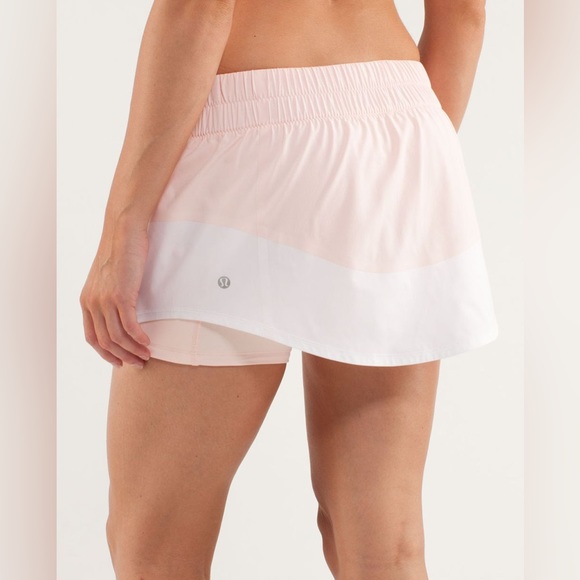 lululemon - Breeze By Skirt - Parfait Pink and White - 6 - Picture 2 of 8